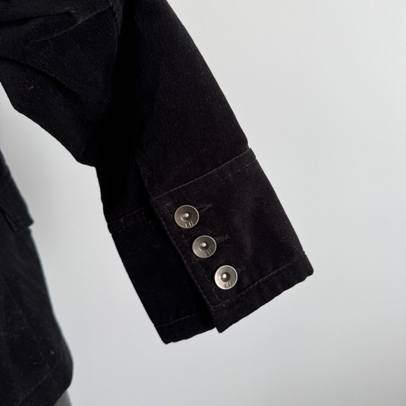 Lady Hathaway - Black Corduroy Blazer - Jacket - Picture 4 of 10